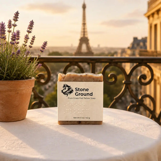 Stone Ground | Certified Grass-Fed Tallow Soap Bar Blind Pirate Trading Co.