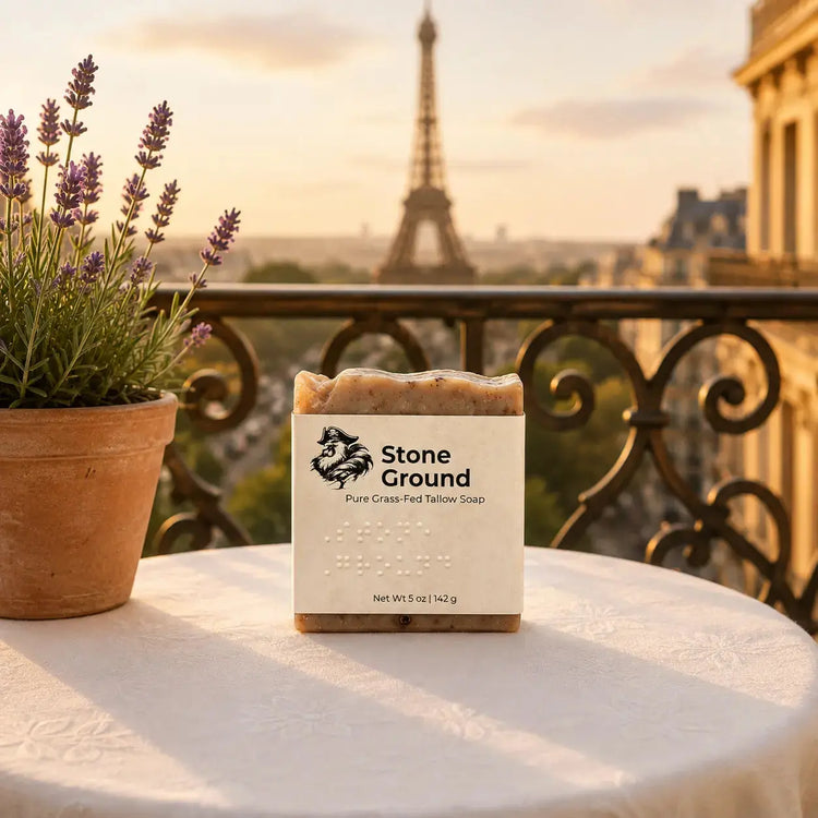 Stone Ground | Certified Grass-Fed Tallow Soap Bar Blind Pirate Trading Co.
