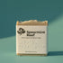 Spearmint Reef | Grass Fed Tallow Soap Bar Blind Pirate Trading Co. with full label and braille on the front of the label.