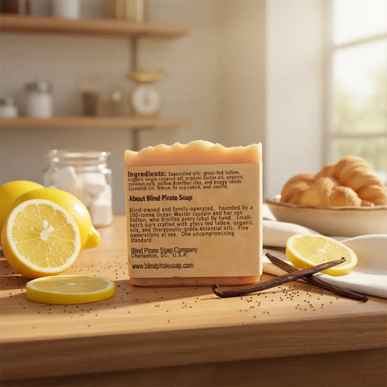 Lemon Drop — Sunny Patisserie back label shows full ingredients.