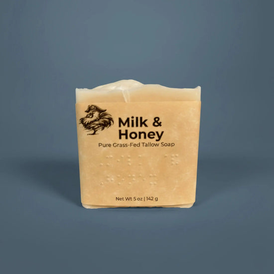 Milk and Honey | Grass Fed Tallow Soap Bar Blind Pirate Trading Co.